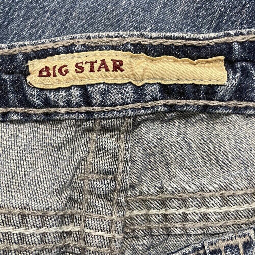 Big Star Low Rise Cut Off Denim Capris Size 28 - Picture 4 of 9